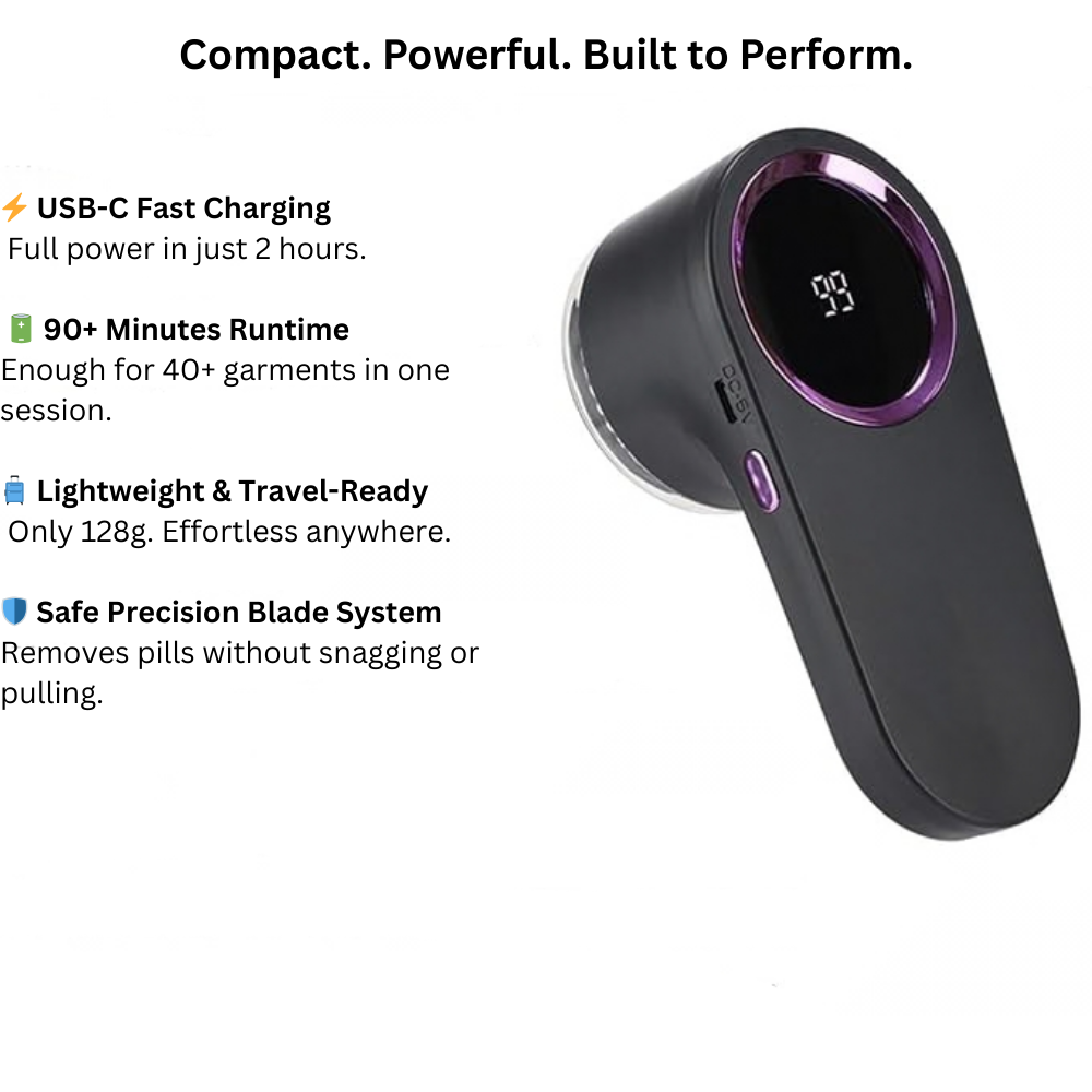 LintLux™ Electric Fabric Shaver